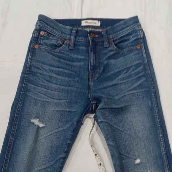 Madewell   skinny blue jeans size 25 - Picture 16 of 16